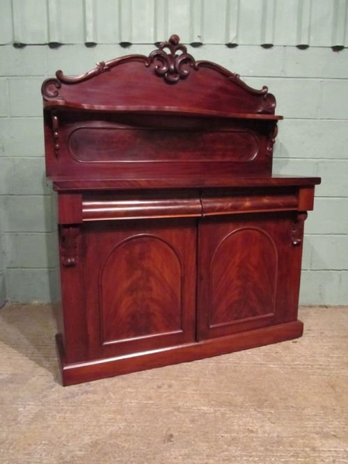 fig 1. ANTIQUE VICTORIAN MAHOGANY CHIFFONIER C1880 W6883/2.4
