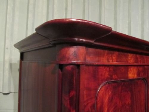 fig 2. ANTIQUE VICTORIAN MAHOGANY SINGLE WARDROBE C1880 W6885/2.4