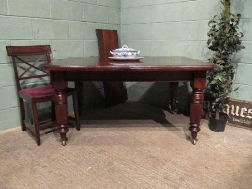 Antique Victorian Mahogany Extending Dining Table C1880 Seats 8-10 W6895/9.4