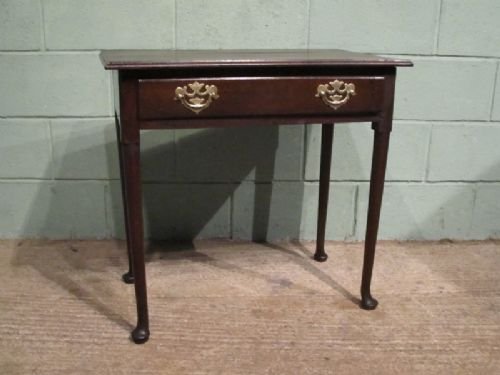 Antique Georgian Country Oak Table Desk C1780 W6294/14.3