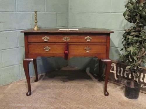 Antique Georgian Oak Lowboy C1780 W6507/2.7