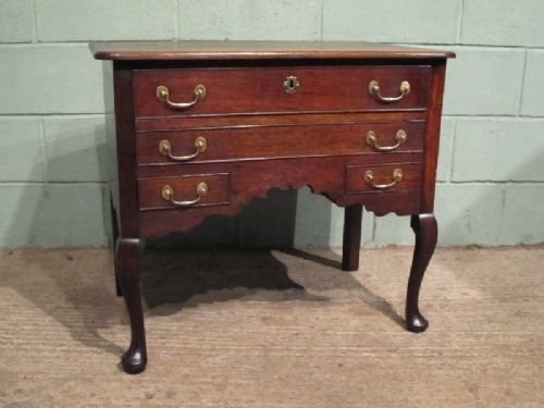 Antique Georgian Country Oak Lowboy C1780 W6487/26.6