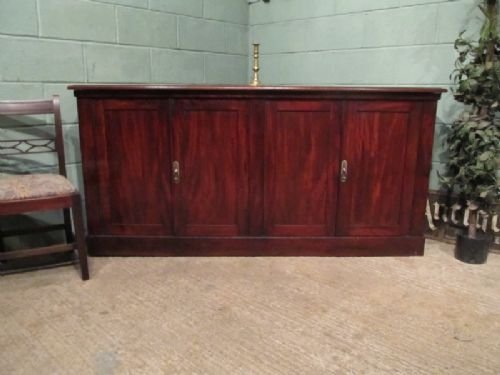 Antique Victorian Mahogany Sideboard Cupboard C1880 W6909/7.5