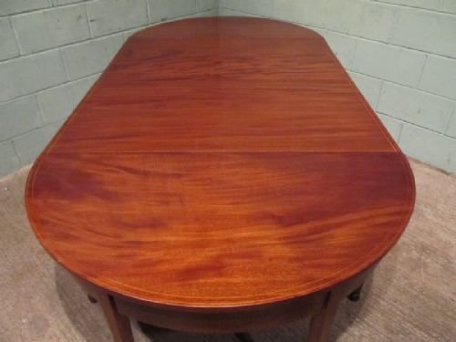 Antique Regency Mahogany Extending Dining Table C1820 W6907/7.5