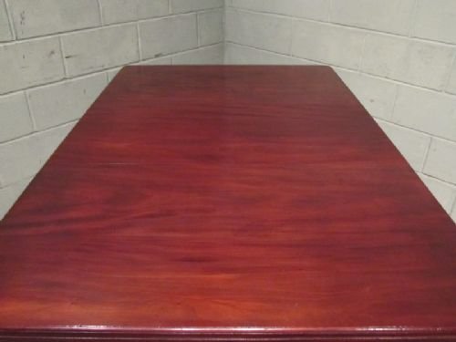 Antique Late Victorian Mahogany Extending Wind Out Dining Table C1890 W6900/14.5