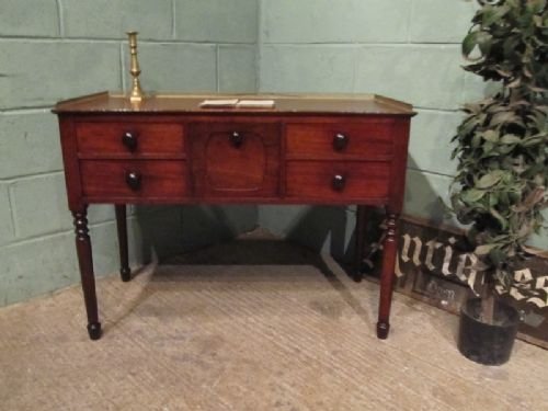 Antique Regency Mahogany Side Writing Table C1820 W6936/21.5