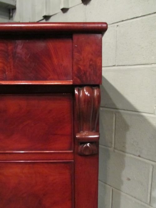 fig 1. ANTIQUE VICTORIAN MAHOGANY SCOTCH CHEST OF DRAWERS C1860 W6959/28.5