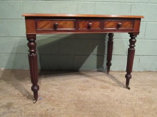 Antique Victorian Mahogany Writing Desk C1860 W6955/28.5