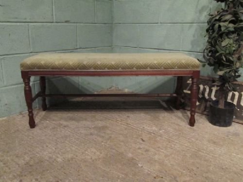 Antique Edwardian Walnut Duet Piano Hall Stool C1900 W6969/11.6