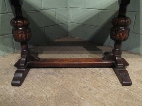 fig 2. ANTIQUE VICTORIAN SOLID OAK REFECTORY DINING TABLE C1880 W6972/11.6