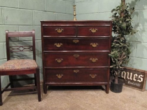 Antique 17th Century Oak & Mahogany Chest of Drawers C1680 6980/18.1