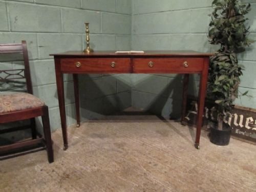 Antique Regency Mahogany Side Writing Table Desk C1820 W7006/9.7