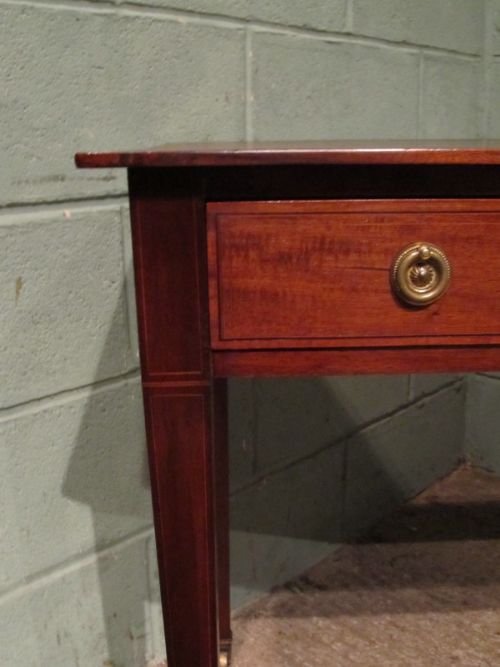 fig 1. Antique Regency Mahogany Side Writing Table Desk c1820 w7006/9.7