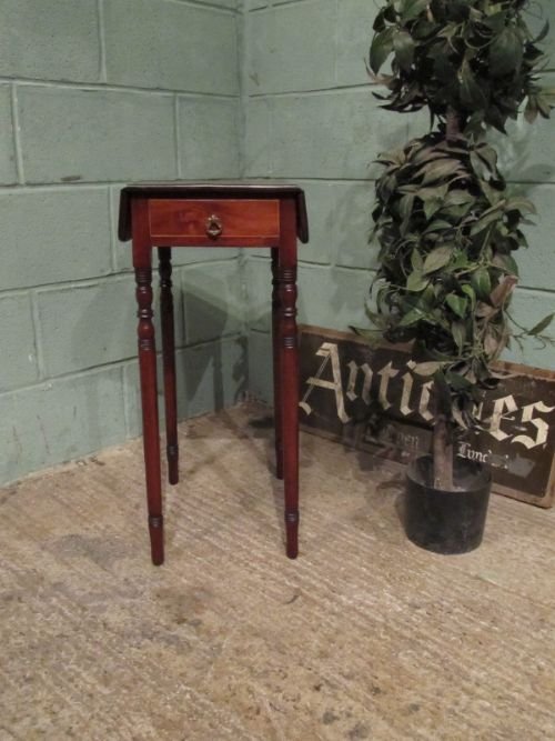 fig 1. Antique Regency Mahogany Work Table c1820 w7020/9.7