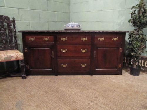 Antique Georgian Oak Sideboard C1780 W7030/27.8