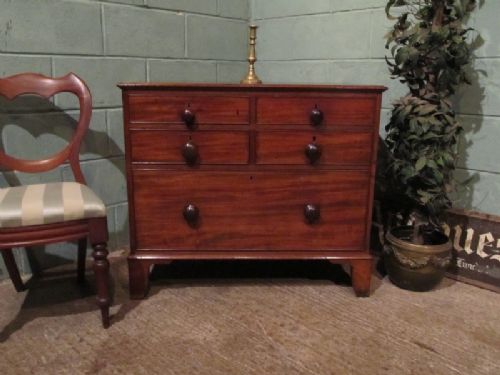 Antique Georgian Mahogany Small Chest of Drawers C1780 W7079/24.9