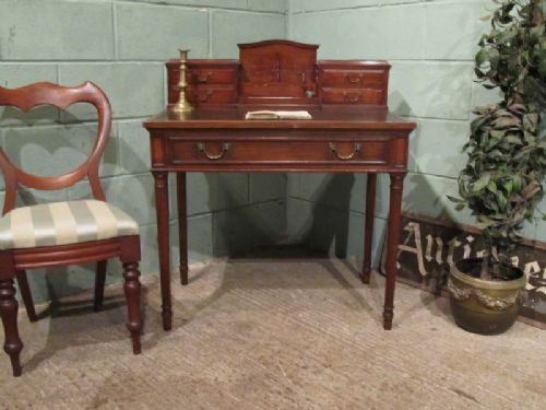 Antique Edwardian Mahogany Bonheur De Jour C1900