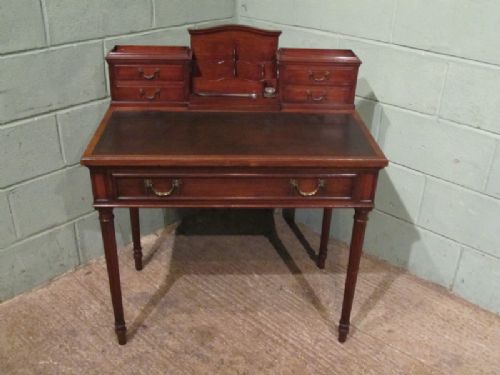 fig 1. ANTIQUE EDWARDIAN MAHOGANY BONHEUR DE JOUR C1900