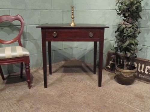 Antique Georgian Country Oak Side Table C1780 W7087/1.10