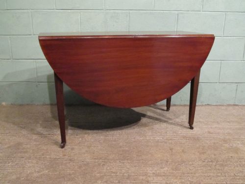 Antique Regency Mahogany Drop Leaf Gateleg Dining Table C1820 W7129/15.10