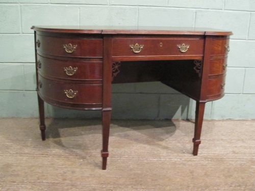 Antique Edwardian Mahogany Chippendale Desk C1900 W7112/15.10