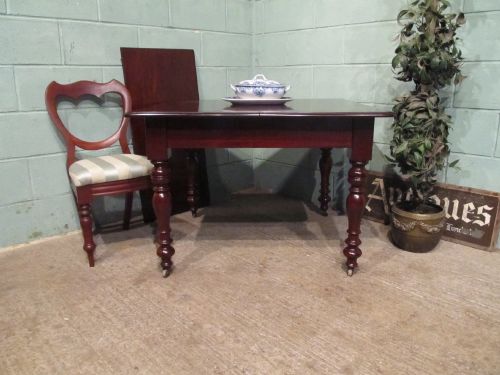 fig 1. ANTIQUE VICTORIAN EXTENDING MAHOGANY DINING TABLE C1880