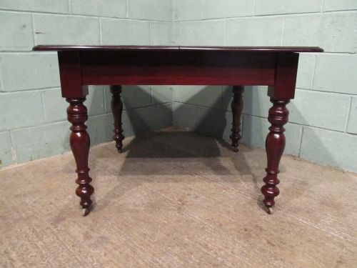 fig 2. ANTIQUE VICTORIAN EXTENDING MAHOGANY DINING TABLE C1880