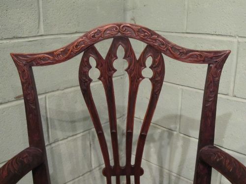 fig 2. ANTIQUE EARLY VICTORIAN MAHOGANY SIDE OR DESK CHAIR C1840