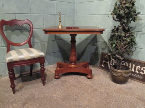 Antique William 1v Mahogany Side Table C1830
