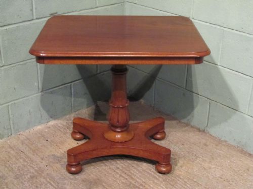 fig 1. ANTIQUE WILLIAM 1V MAHOGANY SIDE TABLE C1830