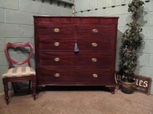 Antique Regency Mahogany Chest of Drawers C1820 W7201/26.11