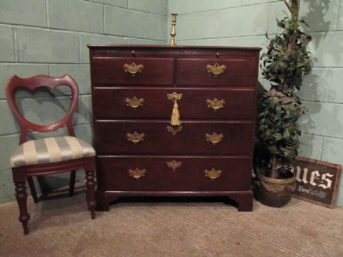 Antique Georgian Oak Batchelors Chest of Drawers C1780 W7202/26.11