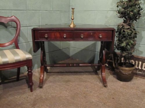 Antique Edwardian Regency Mahogany Sofa Table C1900 W7177/26.11