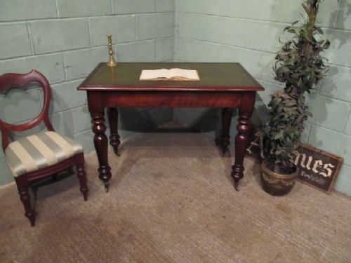 Antique Victorian Mahogany Writing Table C1880 W7181/26.11
