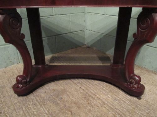 fig 2. ANTIQUE VICTORIAN MAHOGANY DUCHESSE CONSOLE TABLE C1860