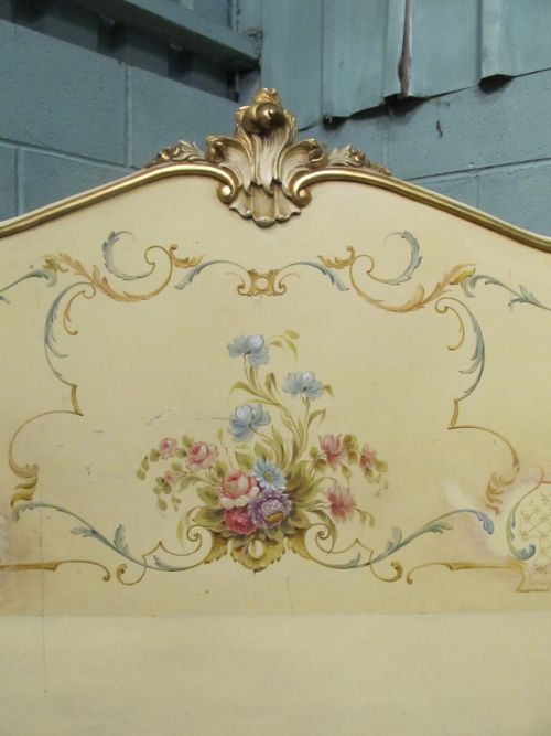 fig 2. ANTIQUE 19TH CENTURY ITALIAN HAND PAINTED 5' 6