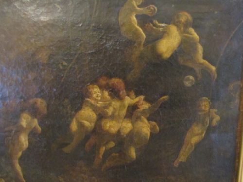 The Water Babies Oil on Canvas by Arthur Kynaston D:1909