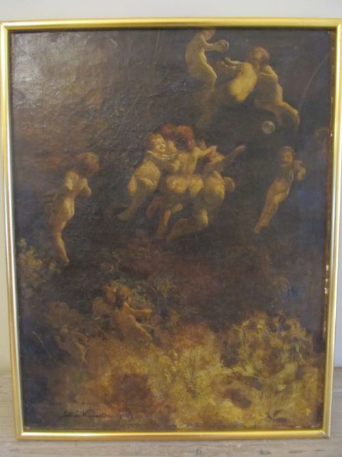 fig 1. THE WATER BABIES OIL ON CANVAS BY ARTHUR KYNASTON D:1909