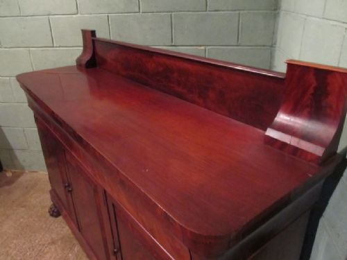 fig 2. ANTIQUE WILLIAM 1V LARGE MAHOGANY CHIFFONIER SIDEBOARD C1830