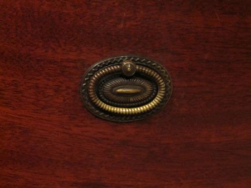 fig 2. ANTIQUE SMALL REGENCY MAHOGANY BOW FRONT SIDEBOARD C1820