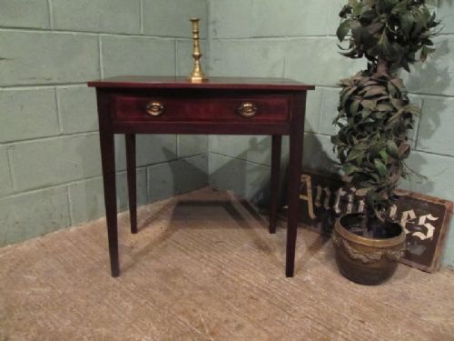 Antique Regency Mahogany Bow Front Side Table C1820