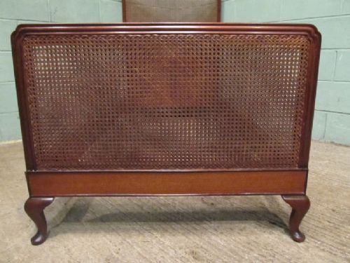 fig 2. ANTIQUE PAIR EDWARDIAN MAHOGANY SINGLE BEDS C1900