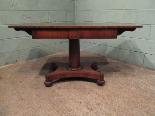 fig 1. ANTIQUE WILLIAM 1V ROSEWOOD SOFA TABLE C1830