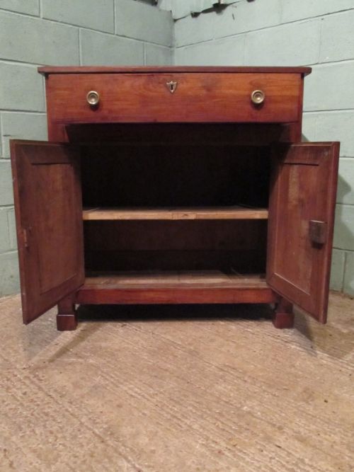 fig 2. ANTIQUE 19TH CENTURY FRENCH PROVINCIAL FRUITWOOD CUPBOARD C1880