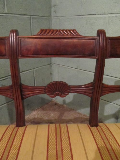 fig 2. ANTIQUE REGENCY MAHOGANY THREE CHAIR BACK SOFA C1820