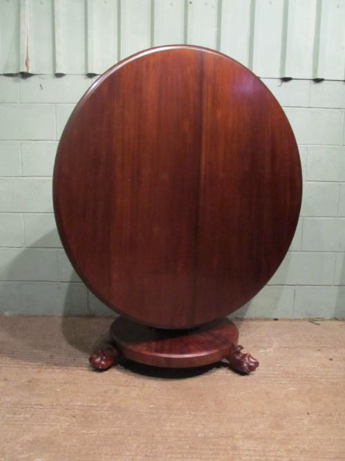 Antique William 1v Mahogany Tilt Top Breakfast Dining Table C1830 W7281/5.2