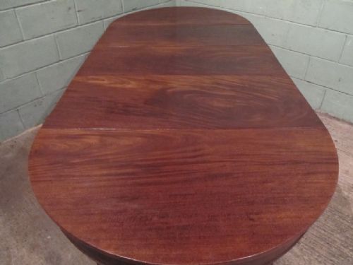 Antique Regency Mahogany Extending Dining Table Seats Ten C1820 W7262/5.2