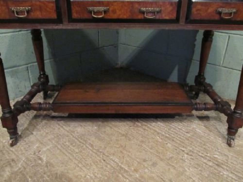 fig 2. ANTIQUE 19TH CENTURY OAK & EBONY MARBLE WASHSTAND C1890