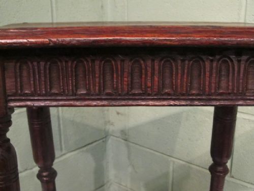 fig 2. Antique Early Georgian Country Oak Joint Stool c1750