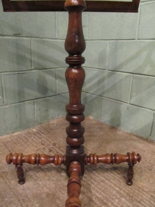 fig 1. ANTIQUE 19TH CENTURY FRENCH FRUITWOOD & OAK DOUBLE SIDED FOLIO OR MUSIC STAND. C1880